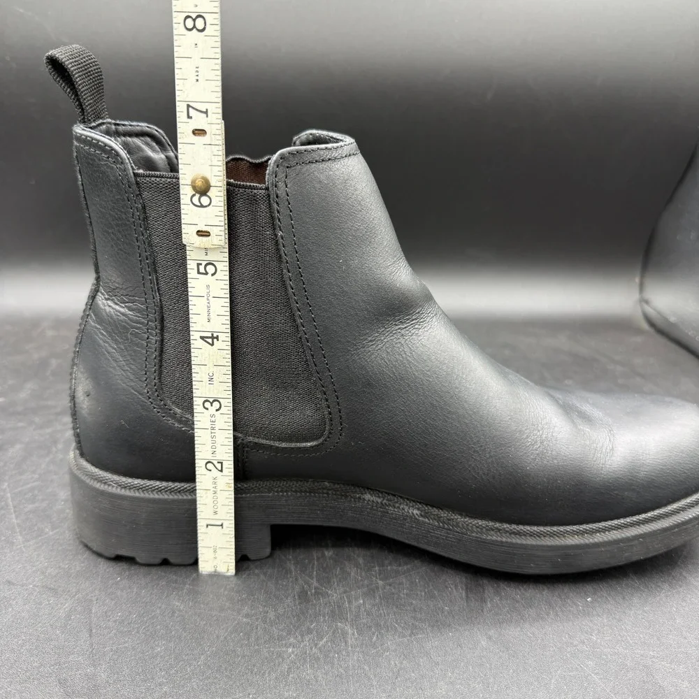 Frye and Co.‎ Leather Chelsea Bowery Boots Ankle Pull On Black Mens Sz 8.5